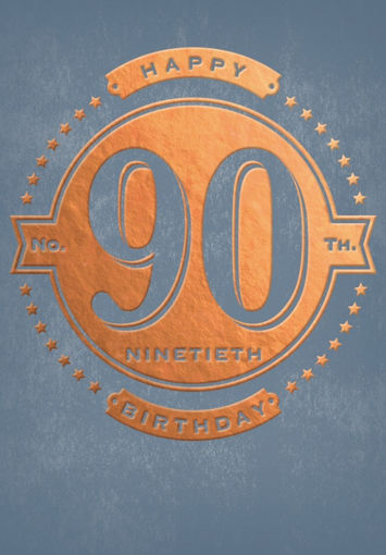 Picture of HAPPY 90TH BIRTHDAY CARD